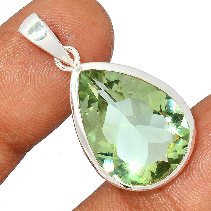 1.3" Green Amethyst Pendants - GRAP2028