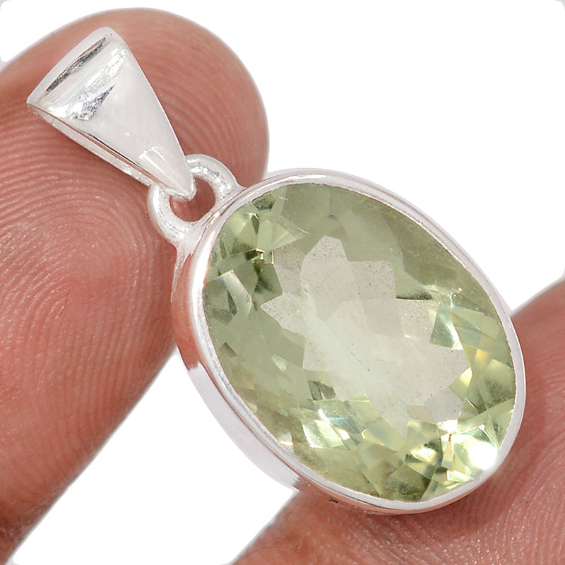 1.2" Green Amethyst Pendants - GRAP2110