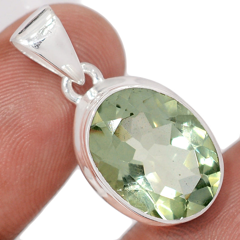 1.1" Green Amethyst Pendants - GRAP2116