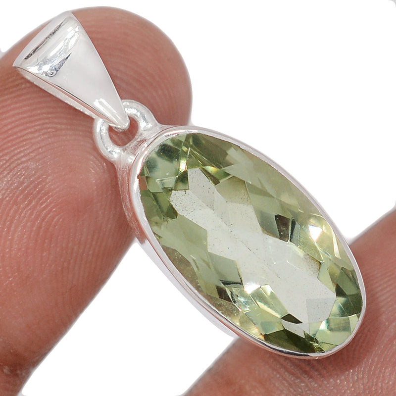 1.2" Green Amethyst Pendants - GRAP2118