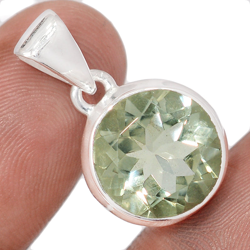 1" Green Amethyst Pendants - GRAP2122
