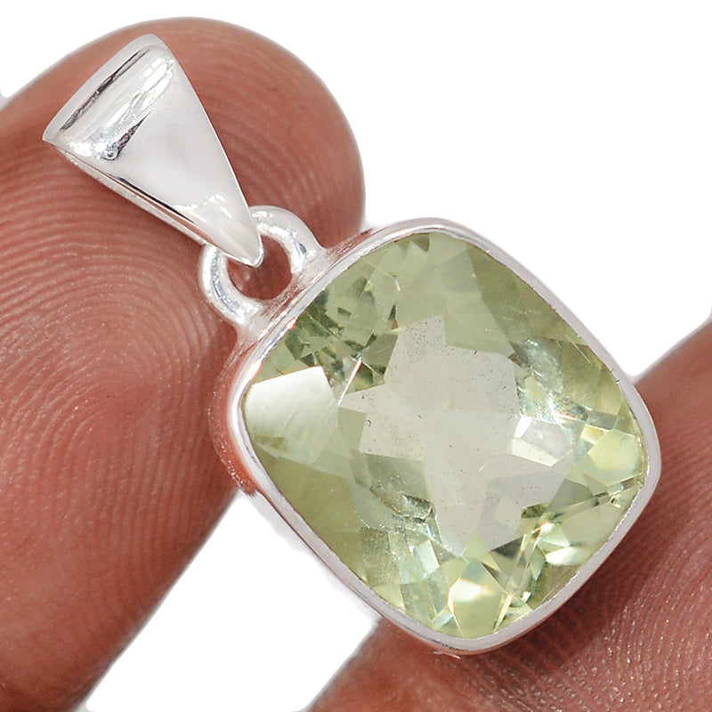 1" Green Amethyst Pendants - GRAP2128