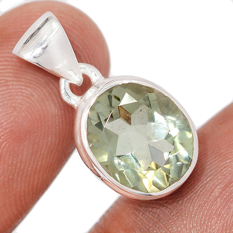 0.8" Green Amethyst Pendants - GRAP2134