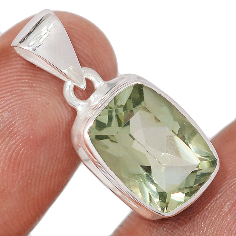 1" Green Amethyst Pendants - GRAP2136