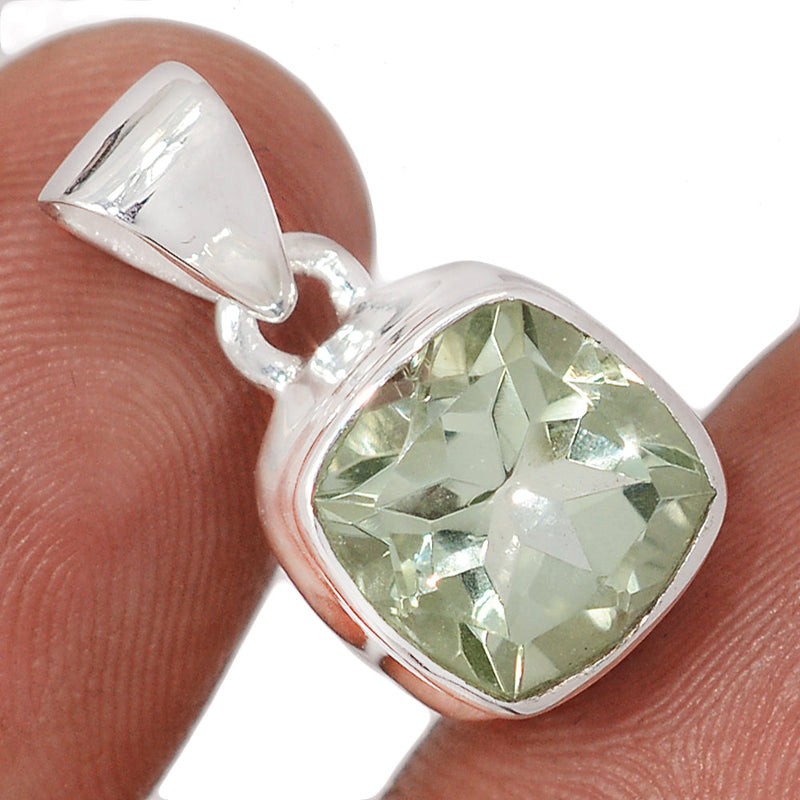 0.8" Green Amethyst Pendants - GRAP2143