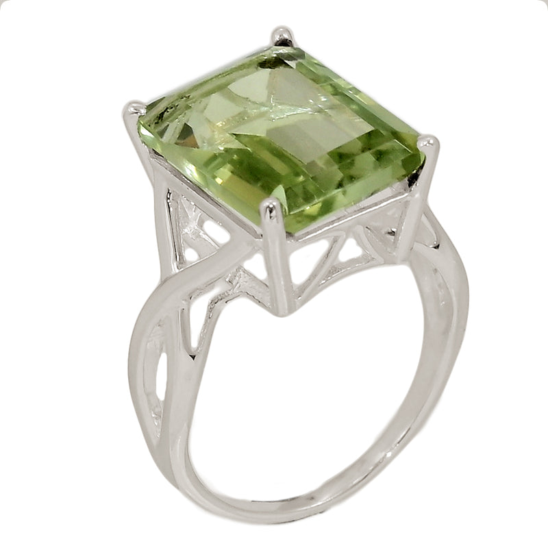 Claw - Green Amethyst Ring - GRAR2592