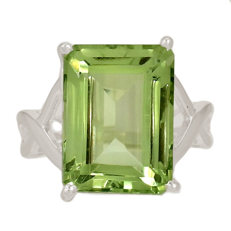 Claw - Green Amethyst Ring - GRAR2585