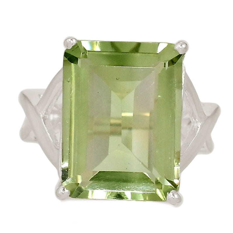Claw - Green Amethyst Ring - GRAR2589