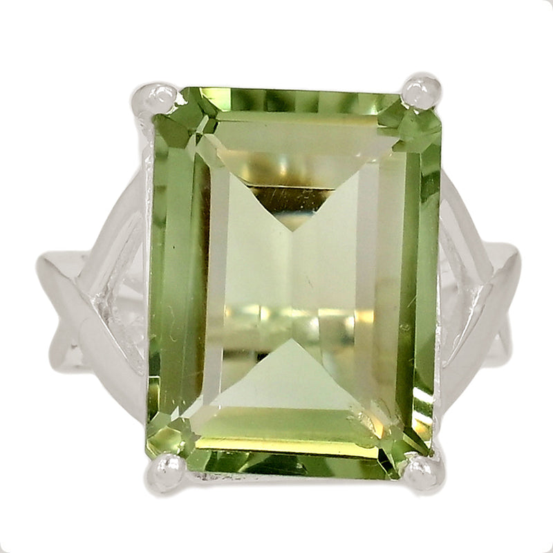 Claw - Green Amethyst Ring - GRAR2591