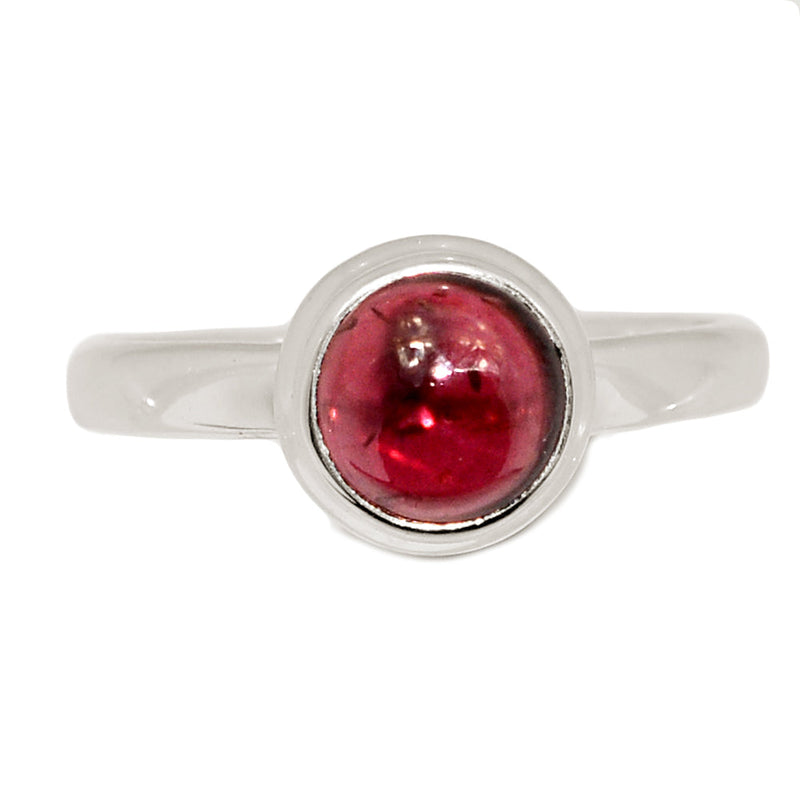 Garnet Cabochon Ring - GRCR979