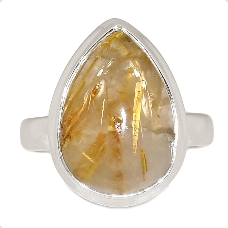 Golden Rutile Ring - GRUR1638