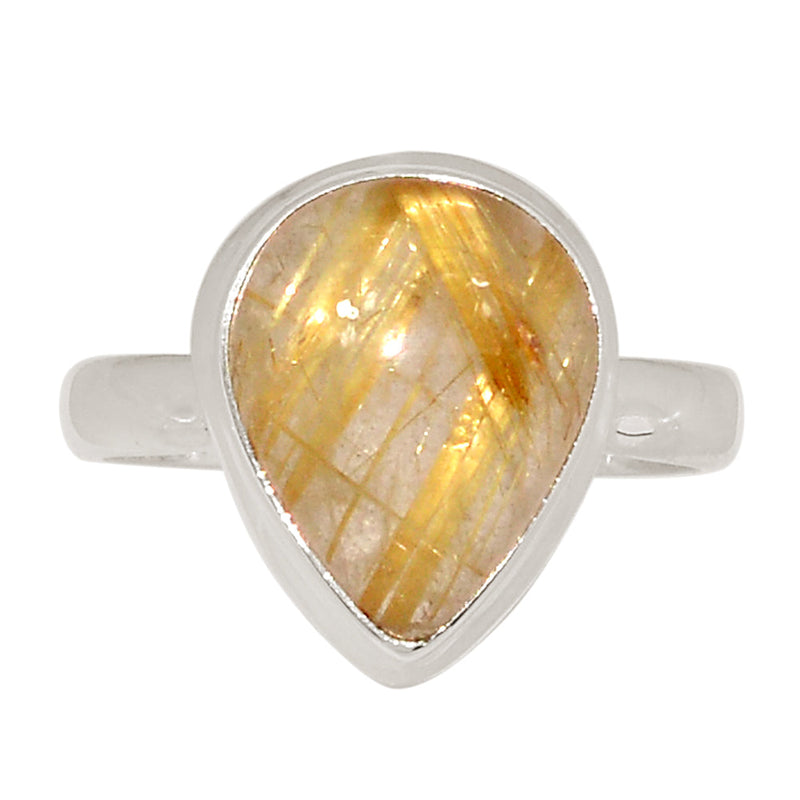 Golden Rutile Ring - GRUR1680