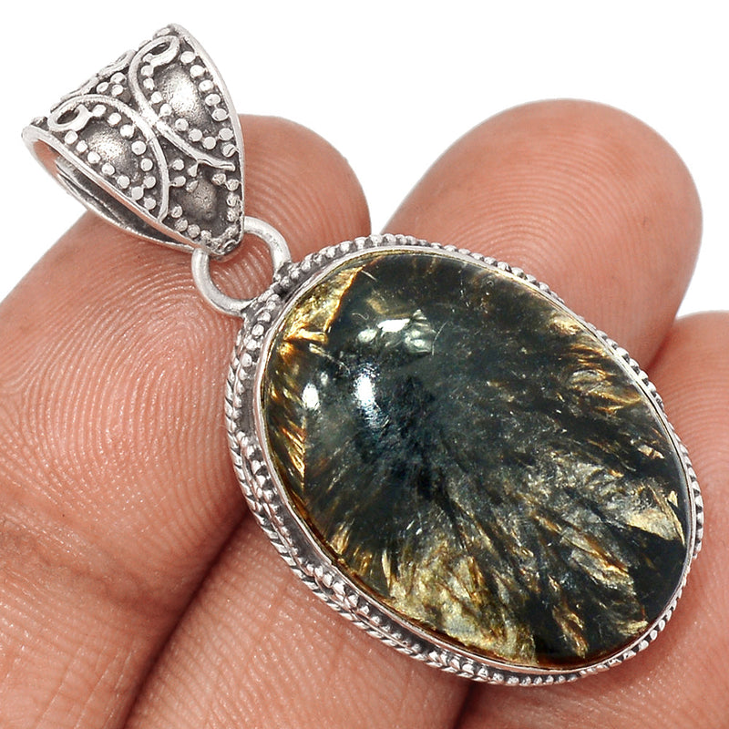 1.6" Golden Seraphinite Pendants - GSPP630
