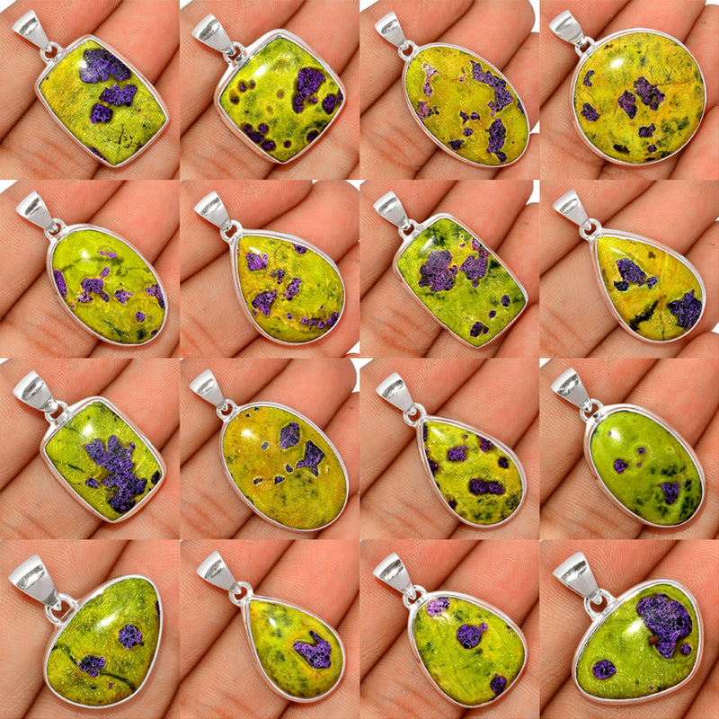 100 Grams Mix Lot - Atlantisite Pendants - GSTCP1