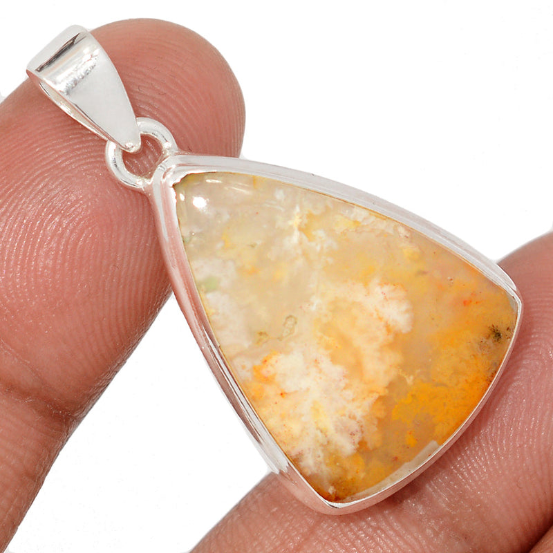 1.5" Graveyard Plume Agate Pendants - GYPP250