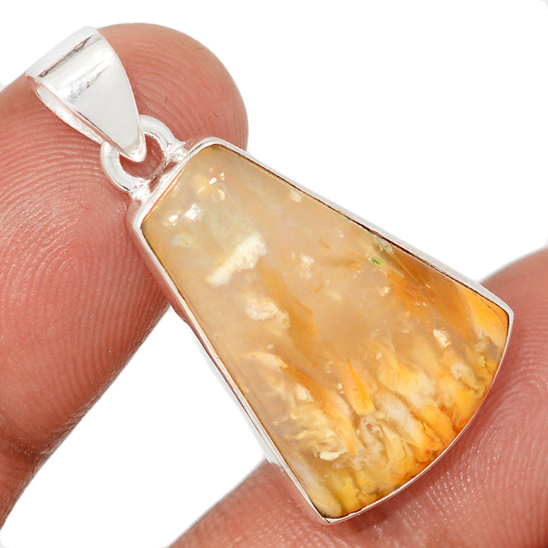 1.3" Graveyard Plume Agate Pendants - GYPP257