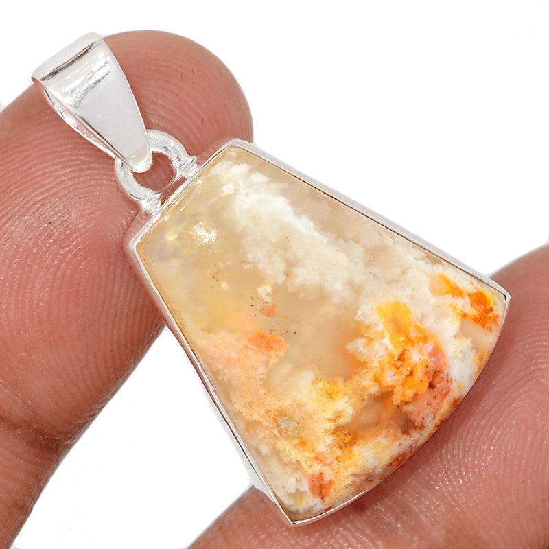 1.3" Graveyard Plume Agate Pendants - GYPP269