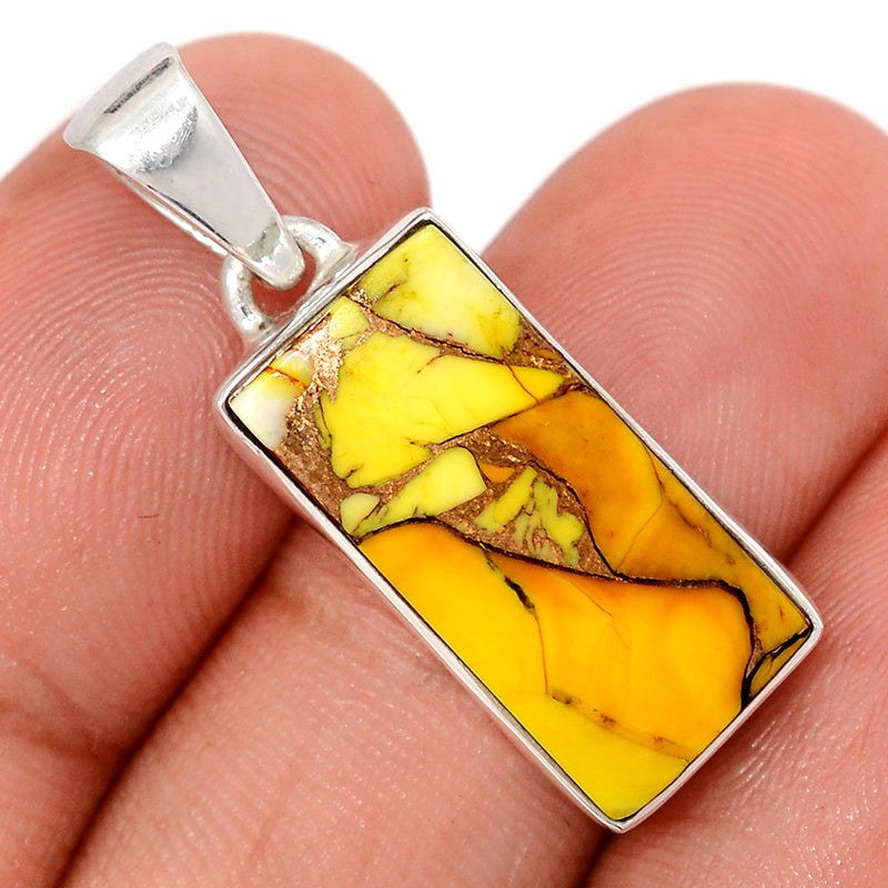 1.3" Honey Dahlia Turquoise Pendants - HDTP11