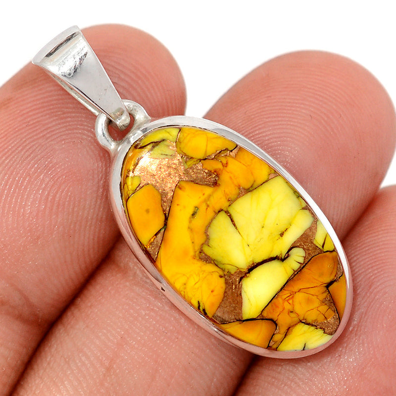 1.5" Honey Dahlia Turquoise Pendants - HDTP14