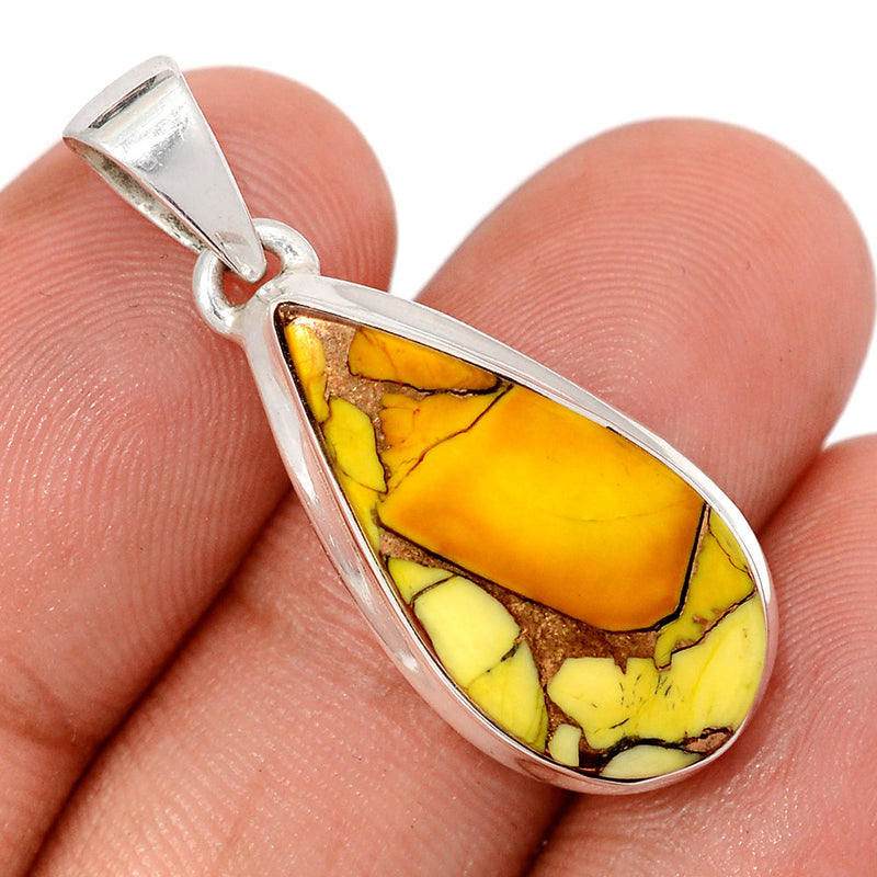 1.3" Honey Dahlia Turquoise Pendants - HDTP15
