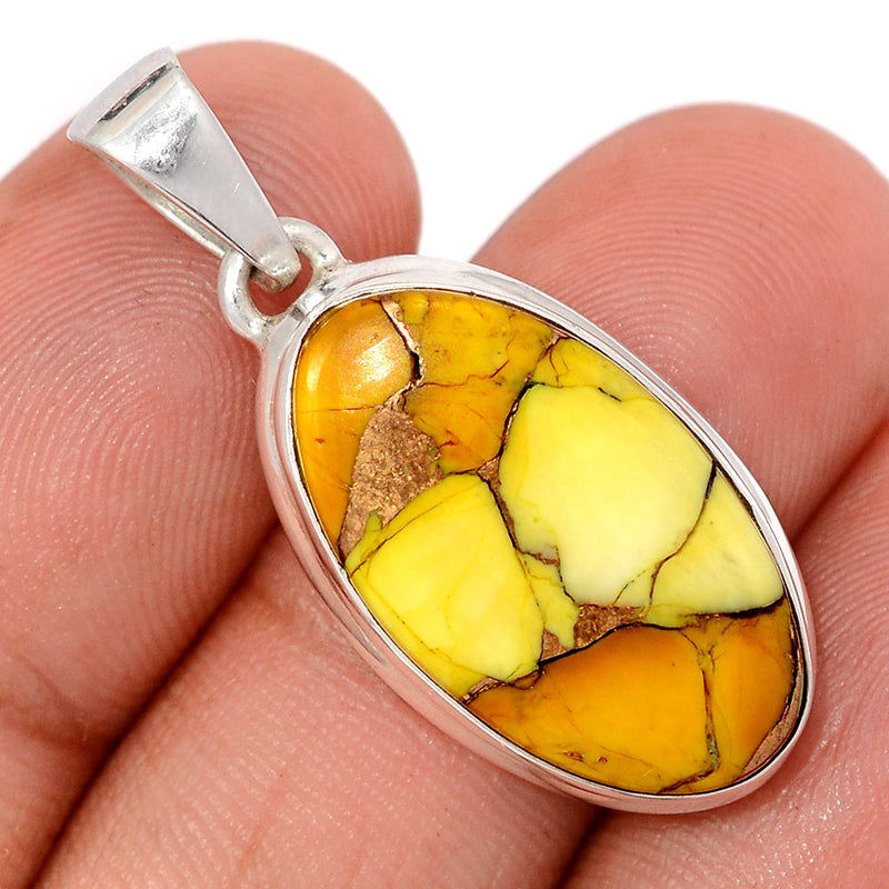 1.3" Honey Dahlia Turquoise Pendants - HDTP16