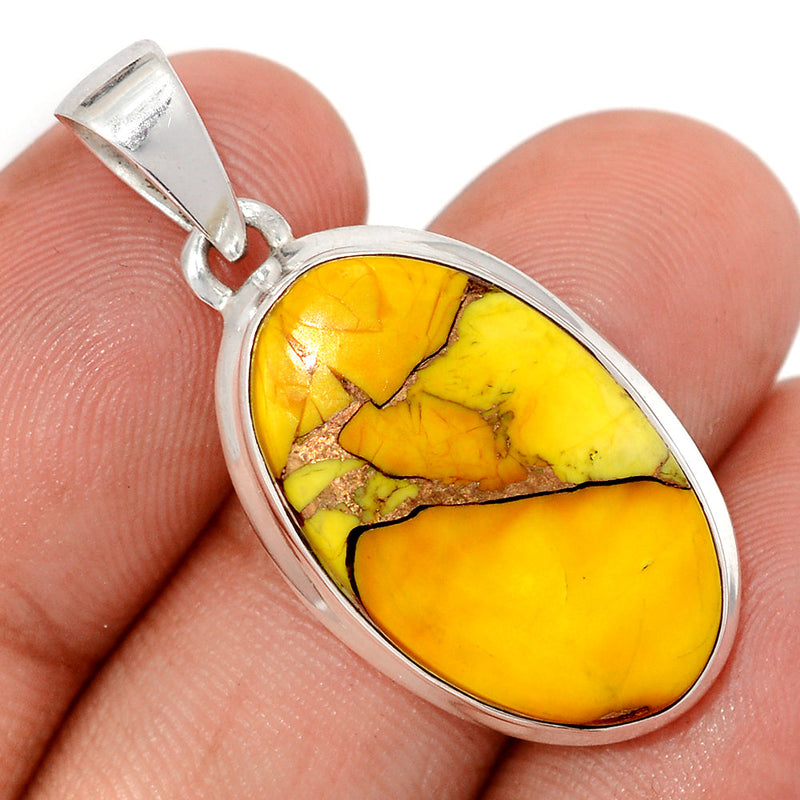 1.5" Honey Dahlia Turquoise Pendants - HDTP18