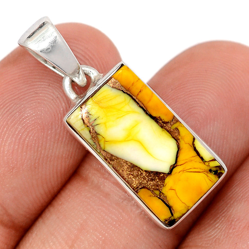 1.2" Honey Dahlia Turquoise Pendants - HDTP19