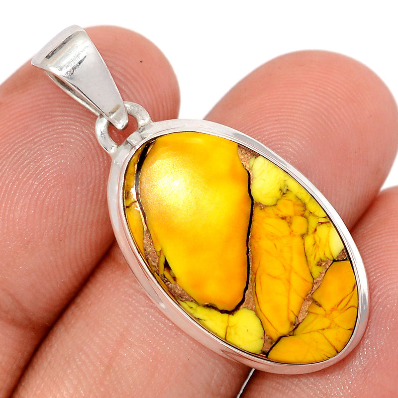 1.5" Honey Dahlia Turquoise Pendants - HDTP25