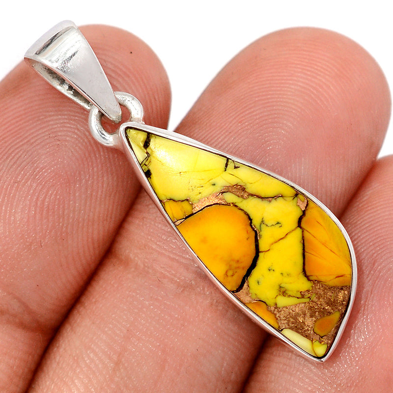 1.5" Honey Dahlia Turquoise Pendants - HDTP26