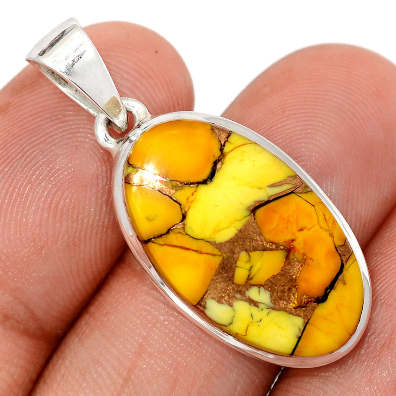 1.5" Honey Dahlia Turquoise Pendants - HDTP27