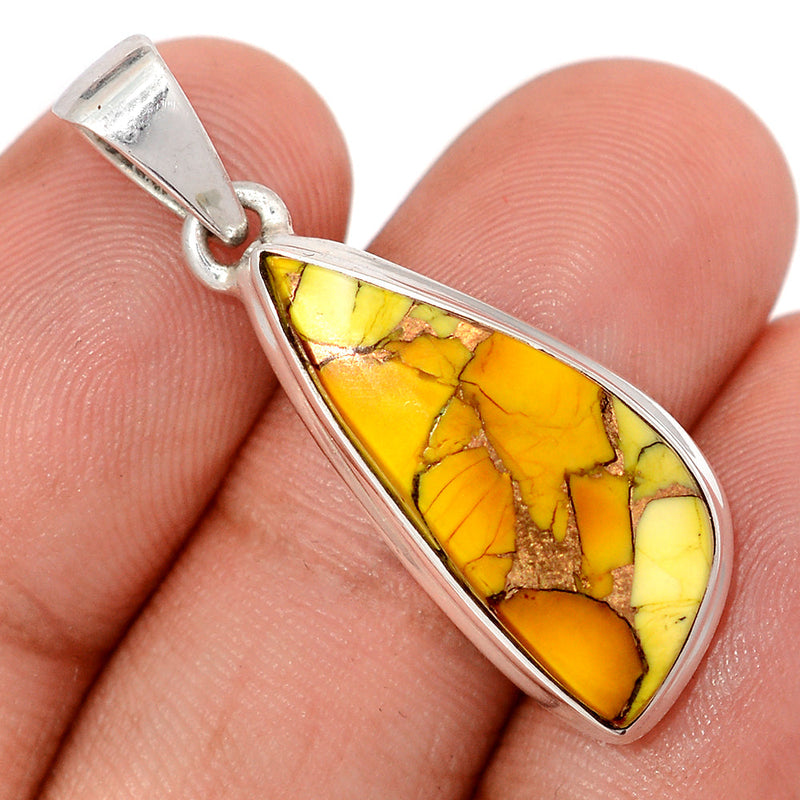 1.5" Honey Dahlia Turquoise Pendants - HDTP28