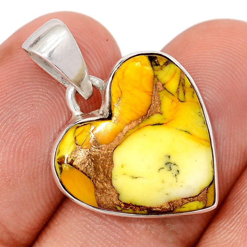 1.1" Honey Dahlia Turquoise Pendants - HDTP35