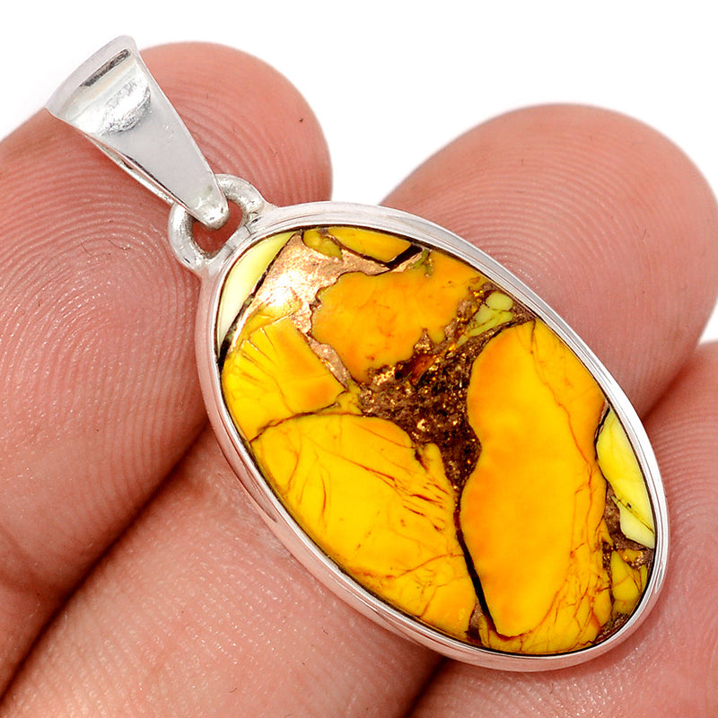 1.5" Honey Dahlia Turquoise Pendants - HDTP39