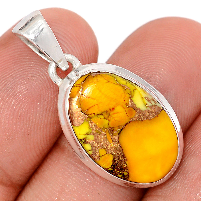1.2" Honey Dahlia Turquoise Pendants - HDTP44