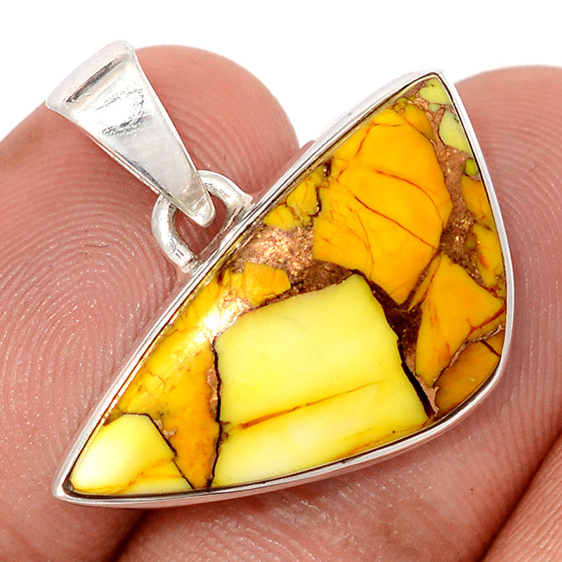 1" Honey Dahlia Turquoise Pendants - HDTP45