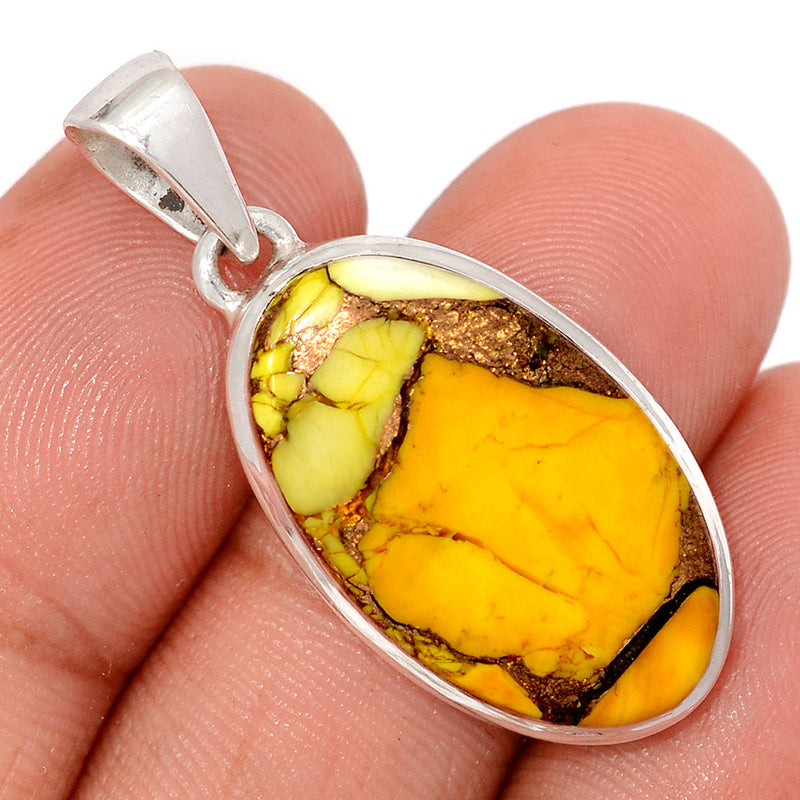 1.5" Honey Dahlia Turquoise Pendants - HDTP6