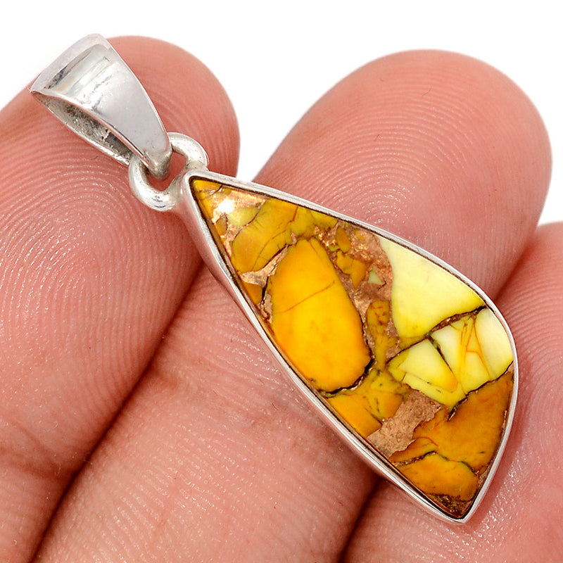 1.5" Honey Dahlia Turquoise Pendants - HDTP7