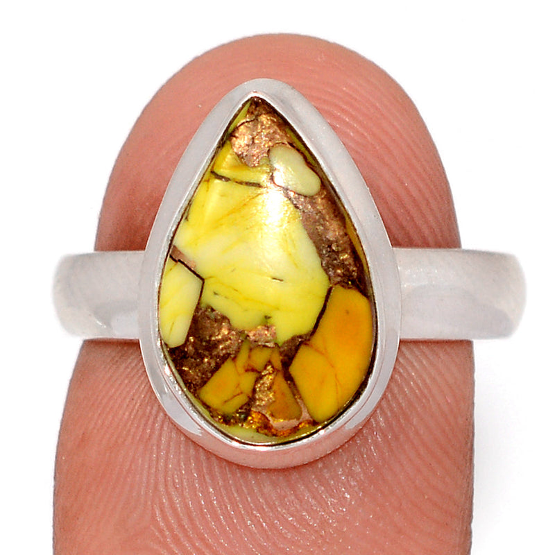 Honey Dahlia Turquoise Ring - HDTR53