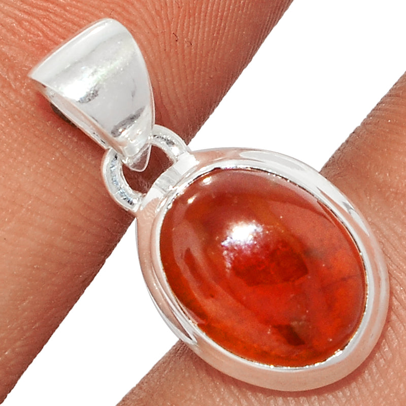 1" Hessonite Garnet Cabochon Pendants - HGCP240
