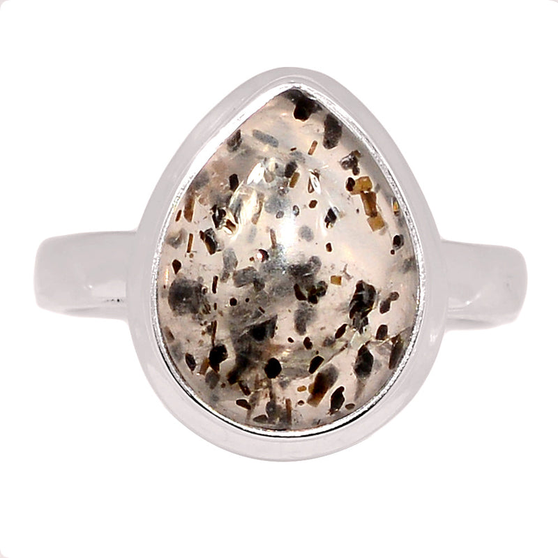 Hematite In Quartz Ring - HIQR52