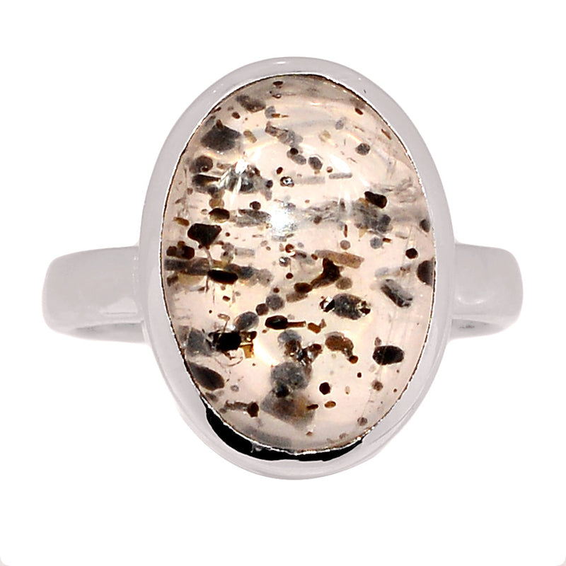 Hematite In Quartz Ring - HIQR53