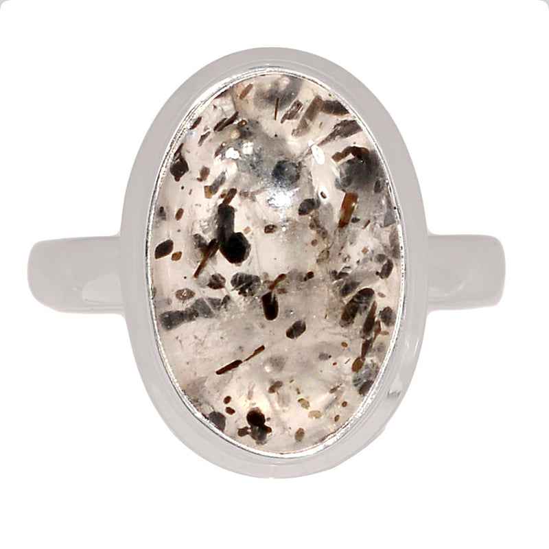 Hematite In Quartz Ring - HIQR60