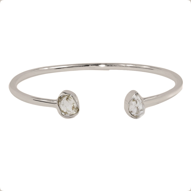 Herkimer Diamond Bangle / Bracelets - HKDB277