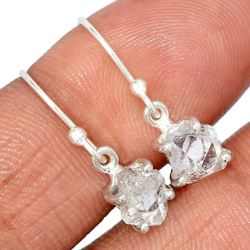 0.8" Claw - Herkimer Diamond Earrings - HKDE1026