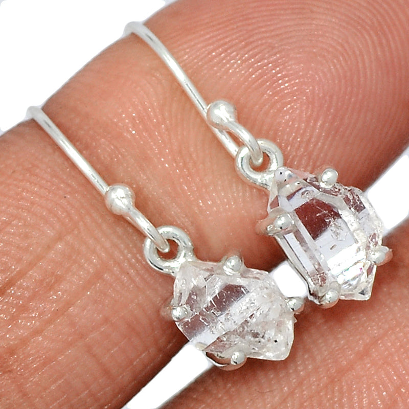 1" Claw - Herkimer Diamond Earrings - HKDE1050