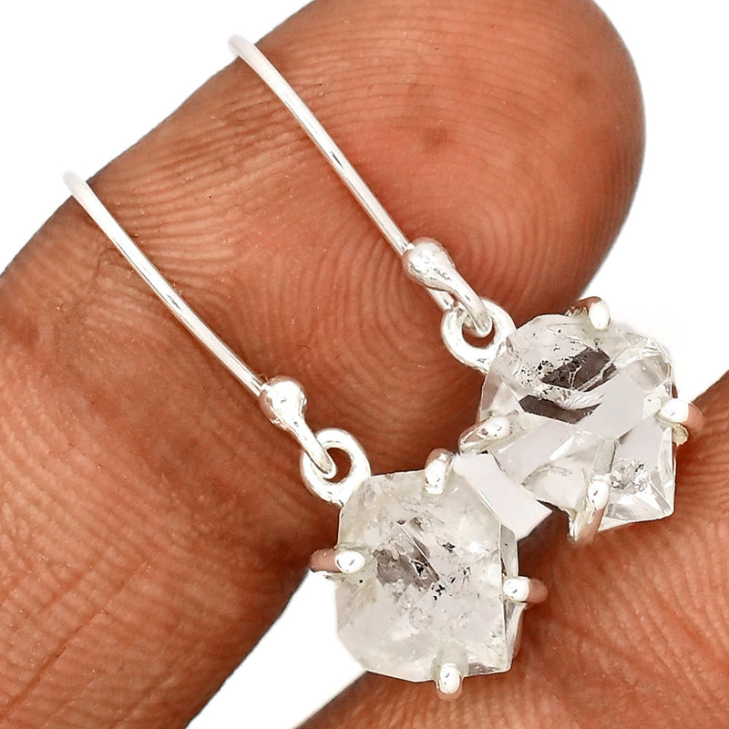 1" Claw - Herkimer Diamond Earrings - HKDE1148