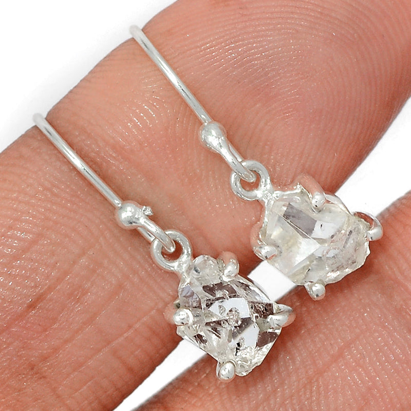 1" Claw - Herkimer Diamond Earrings - HKDE953