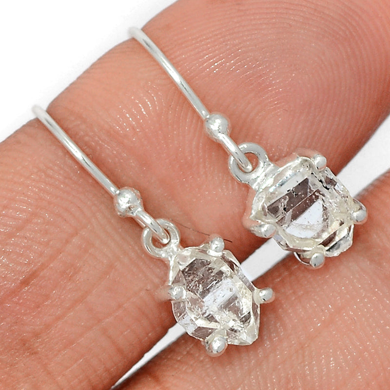 1" Claw - Herkimer Diamond Earrings - HKDE954
