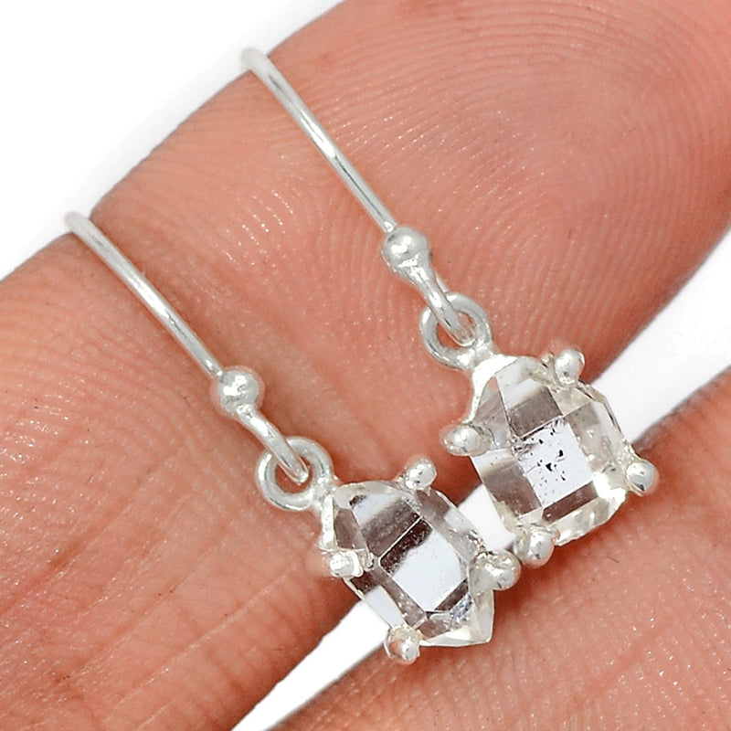 1" Claw - Herkimer Diamond Earrings - HKDE961