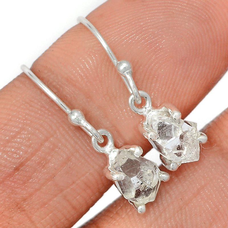 1" Claw - Herkimer Diamond Earrings - HKDE971